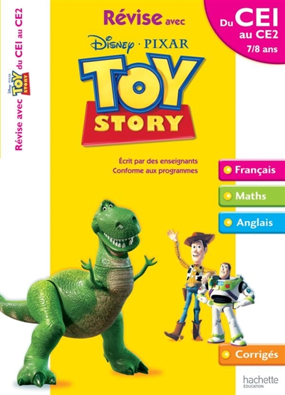 Révise avec Toy story du CE1 au CE2, 7-8 ans