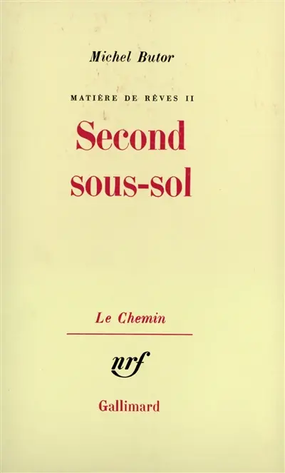 Matière de rêves. Vol. 2. Second sous-sol