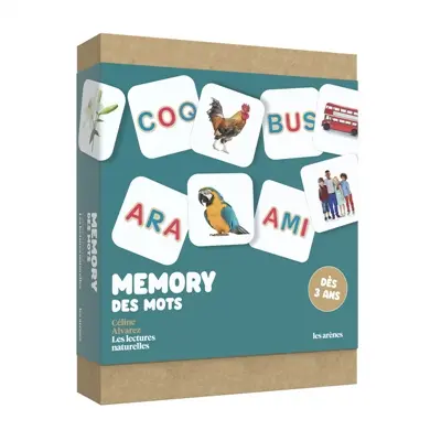 Boîte Memory des mots : Céline Alverez Les lectures naturelles