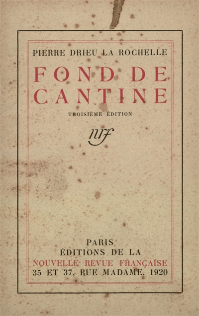 Fond de cantine