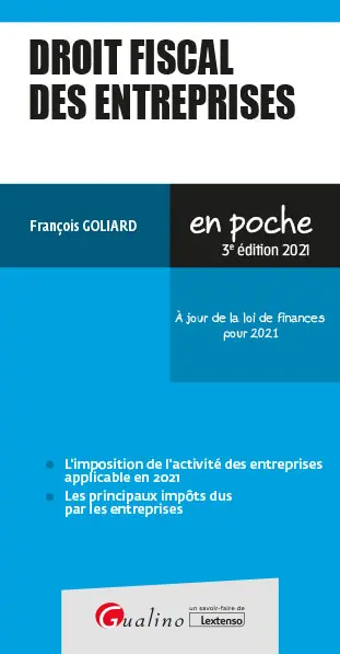 Droit fiscal des entreprises 2021