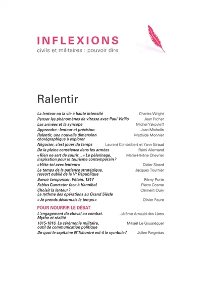 Inflexions, n° 61. Ralentir
