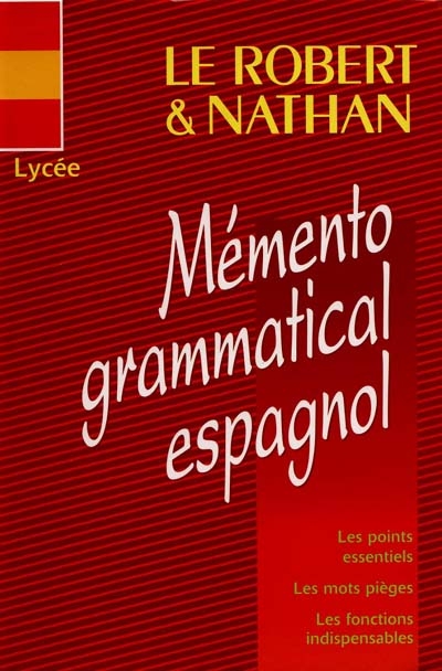 Mémento grammatical espagnol
