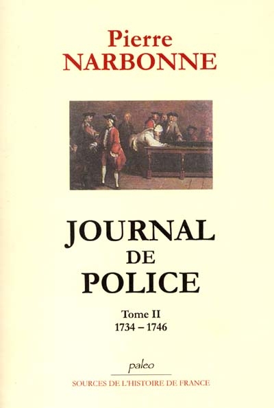 Journal de police. Vol. 2. 1734-1746