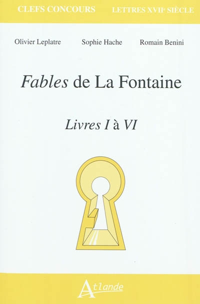 Fables de La Fontaine, livres I à VI