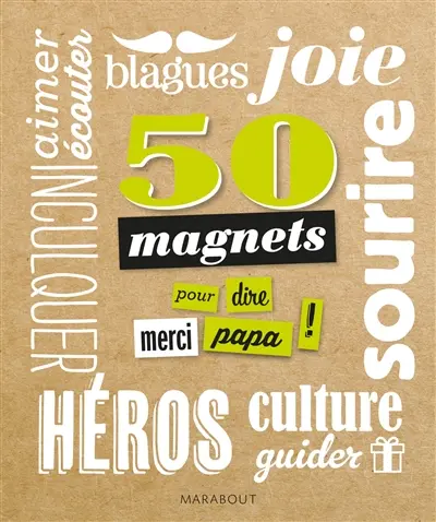 50 magnets pour dire merci papa !