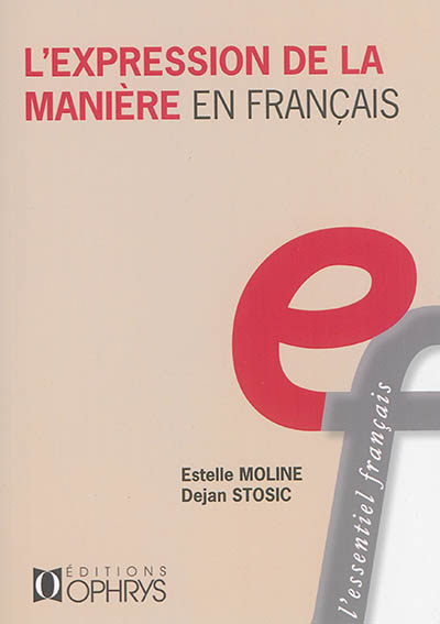 L'expression de la manière en français