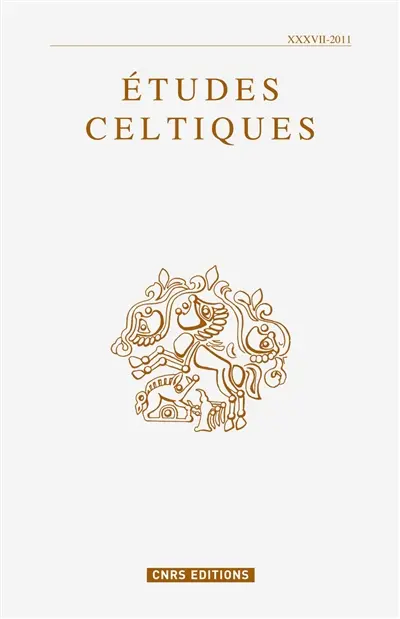 Etudes celtiques. Vol. 37