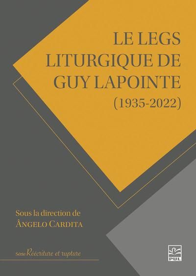 Le legs liturgique de Guy...
