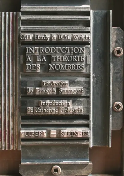 Introduction à la théorie des nombres