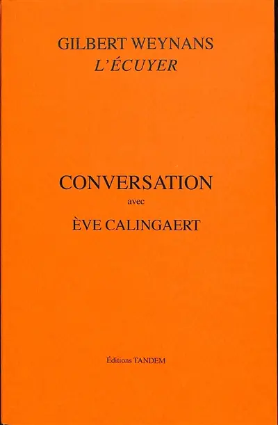 Conversation avec Eve Calingaert