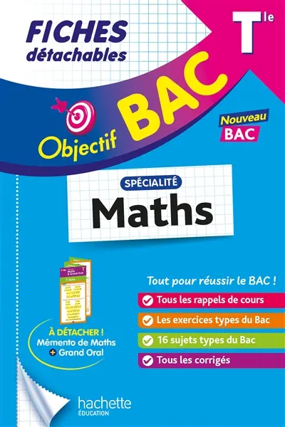 Spécialité maths terminale : fiches détachables : nouveau bac