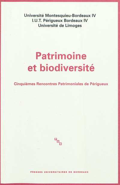 Patrimoine et biodiversité
