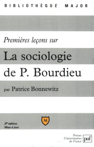 Premières leçons sur la sociologie de Pierre Bourdieu