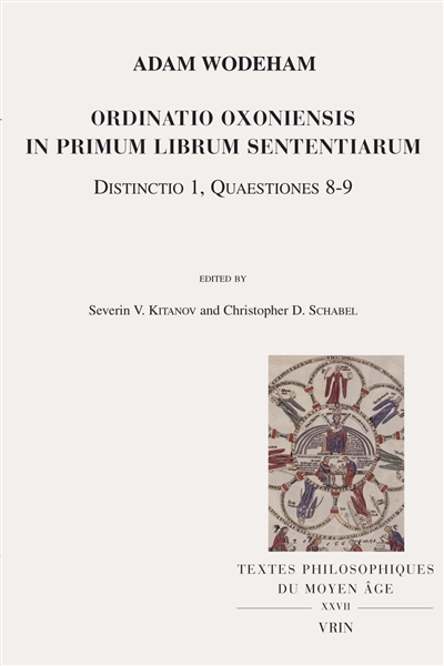 Ordinatio oxoniensis in primum librum Sententiarum : distinctio 1, quaestiones 8-9