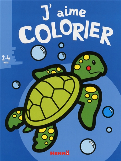 J'aime colorier 2-4 ans : tortue