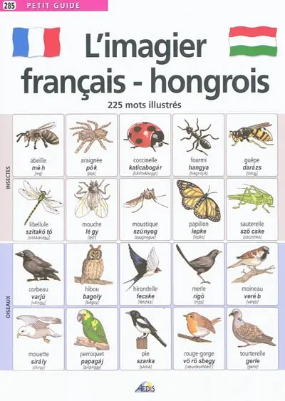 L'imagier français-hongrois : 225 mots illustrés