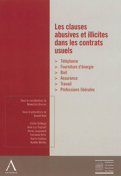 Les clauses abusives et illicites dans les contrats usuels