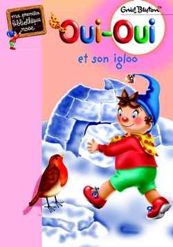 Oui-Oui et son igloo