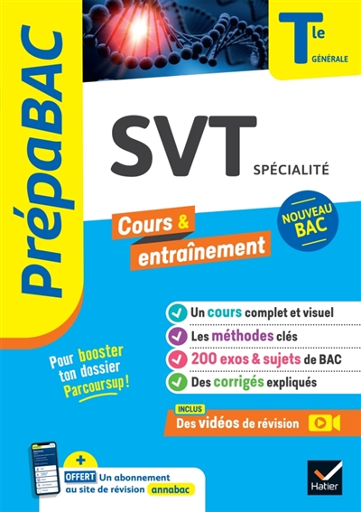 SVT spécialité, terminale...