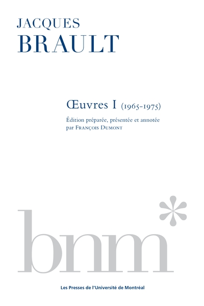 Œuvres I (1965-1975)