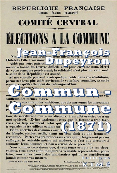 Commun-Commune : penser la Commune de Paris (1871)