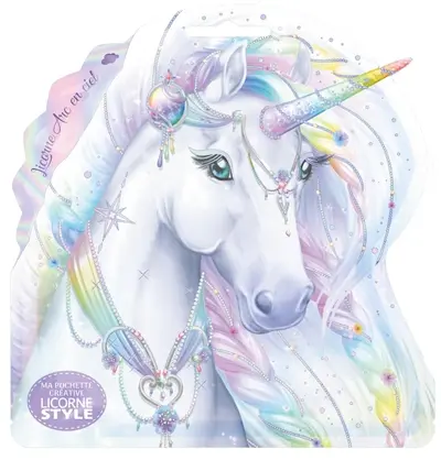 Licorne arc-en-ciel : ma pochette créative licorne style