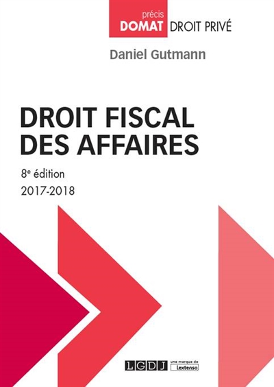 Droit fiscal des affaires : 2017-2018