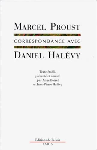 Correspondance avec Daniel Halévy