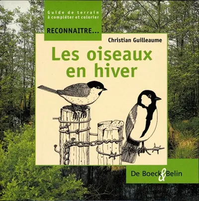 Reconnaître... les oiseaux en hiver : guide de terrain à compléter et colorier