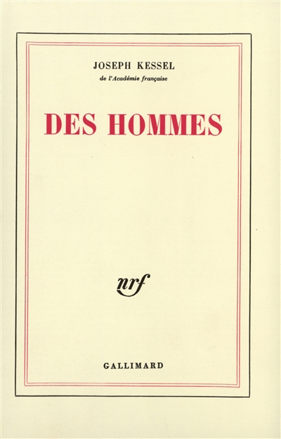 Des hommes