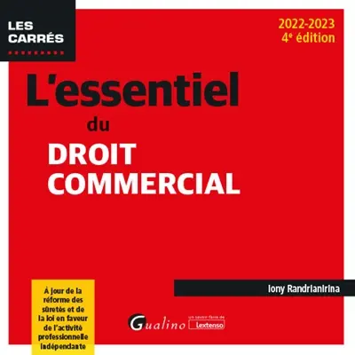 L'essentiel du droit commercial : 2022-2023