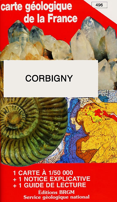 Corbigny : carte géologique de la France à 1/50 000, 496