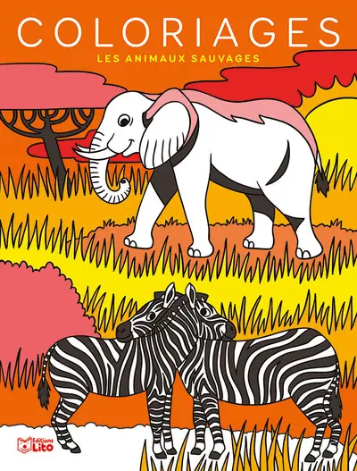 Les animaux sauvages : coloriages