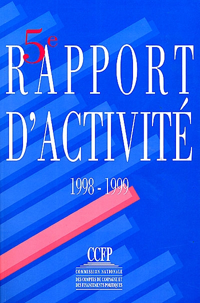 5e rapport d'activité, 1998-1999