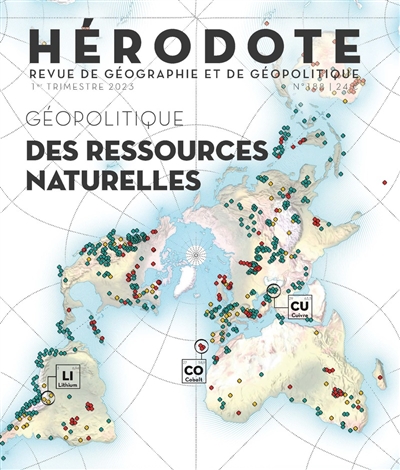 Hérodote, n° 188. Géopolitique des ressources naturelles