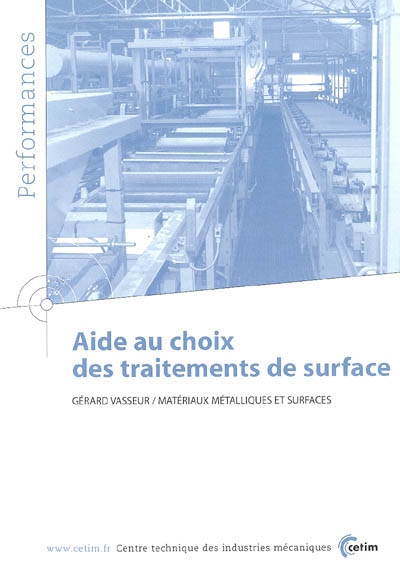 Aide au choix des traitements de surface