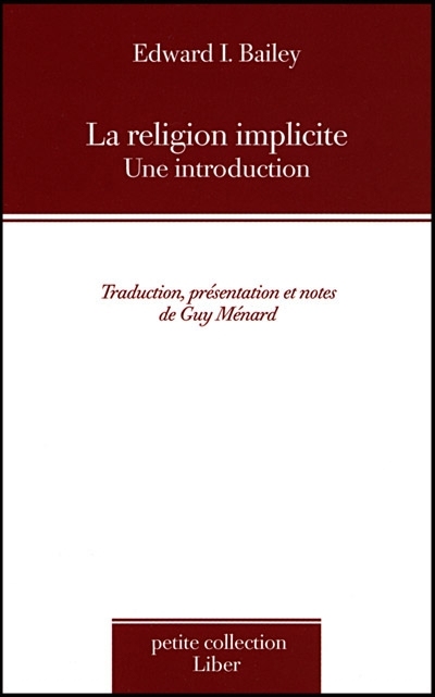 La religion implicite : une introduction