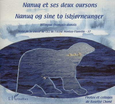Nanuq et ses deux oursons. Nunaq og sine to isbjorneunger