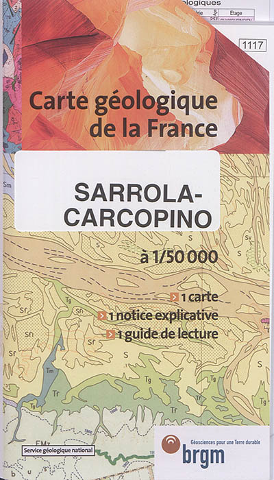 Sarrola-Carcopino : carte géologique de la France à 1:50.000