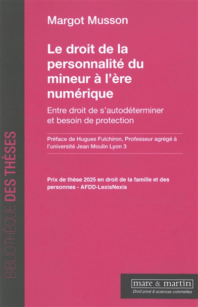 Le droit de la personnalité...