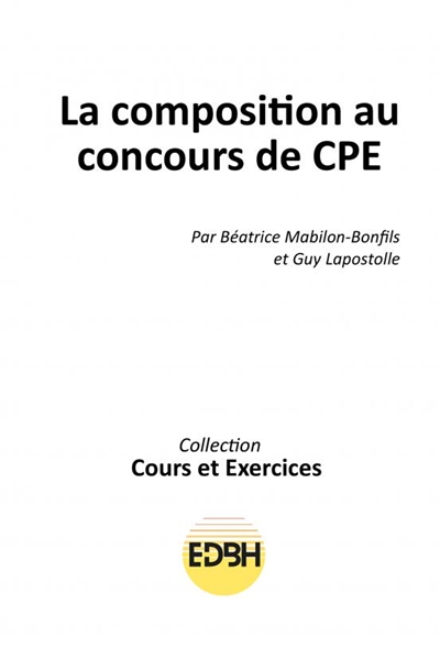 La composition au concours...