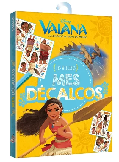 Vaiana, la légende du bout du monde : mes décalcos