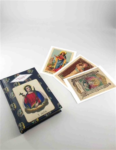 Le petit livre des saints + cartes postales