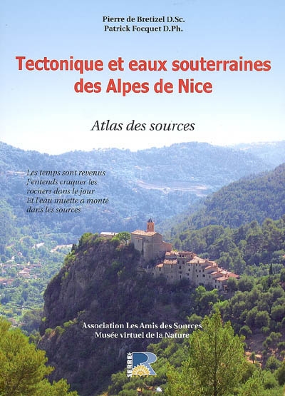 Tectonique et eaux souterraines des Alpes de Nice : atlas des sources