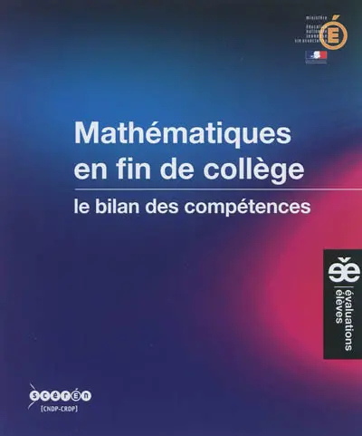 Mathématiques en fin de collège : le bilan de compétences