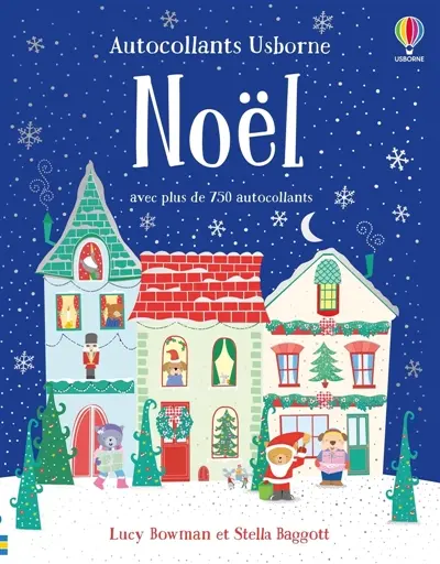 Noël : Autocollants Usborne : Dès 5 ans