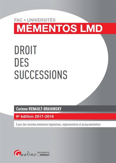 Droit des successions :...