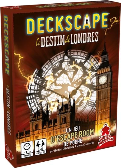 Deckscape. Le destin de Londres : un jeu d'escape room de poche