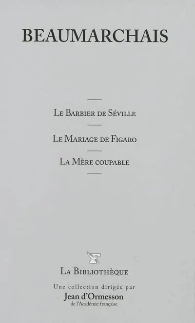 Le mariage de Figaro. La mère coupable